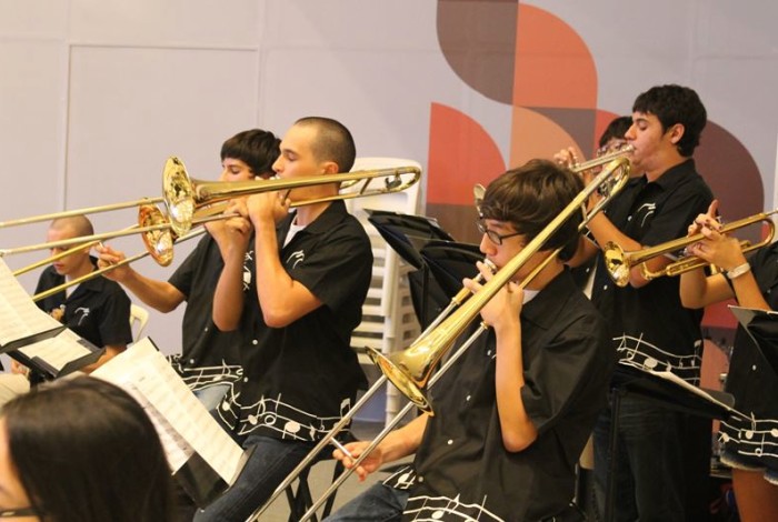 Apresentação gratuita de bandas instrumentais da Graded School of São Paulo