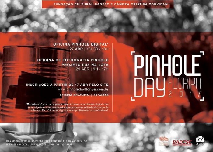 Inscrições para oficinas gratuitas de Fotografia Pinhole - ENCERRADAS