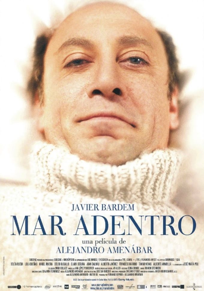 Projeto CineBuñuel exibe "Mar adentro" (Espanha, 2004), de Alejandro Amenábar