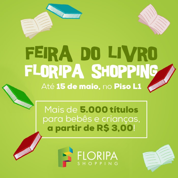 Feira do Livro do Floripa Shopping tem mais de 5 mil títulos para crianças a partir de R$3