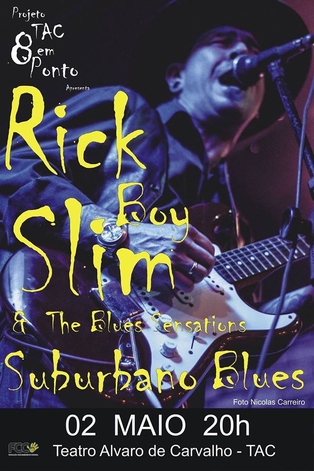 Rick Boy Slim apresenta show "Suburbano Blues" no TAC 8 em Ponto