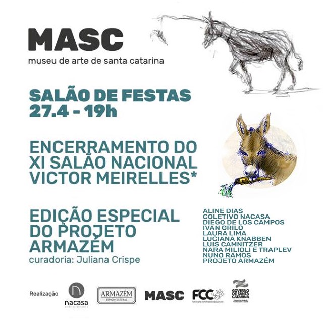 MASC promove debate e exposição coletiva "Salão de Festas"