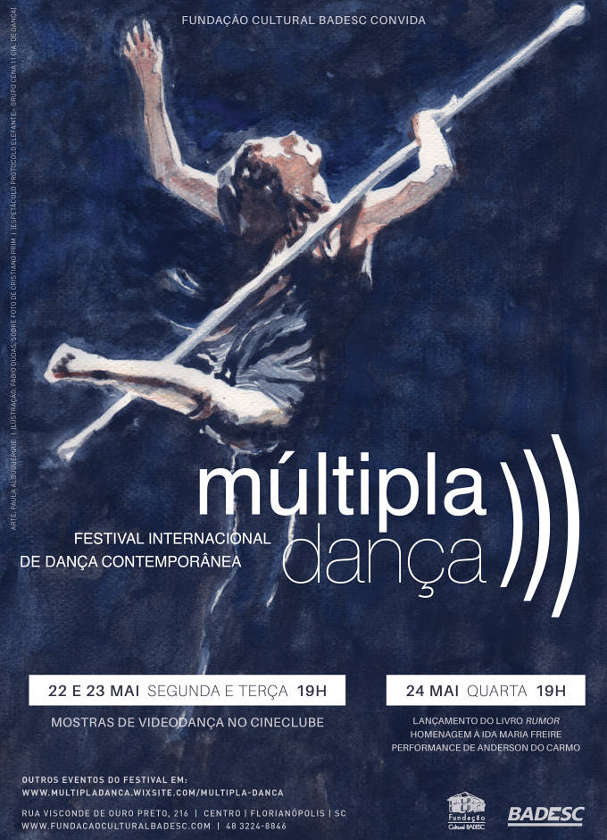 Múltipla Dança realiza Mostra de Vídeodança, homenagem, performance e lança livro na Fundação Badesc
