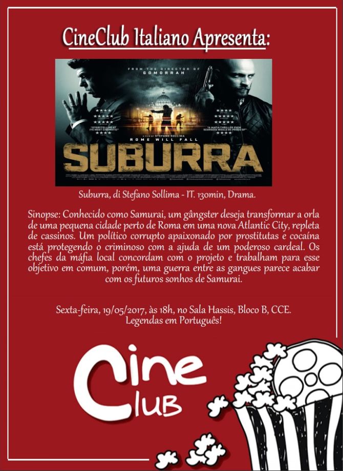 Cineclub Italiano exibe filme "Suburra" de Stefano Sollima