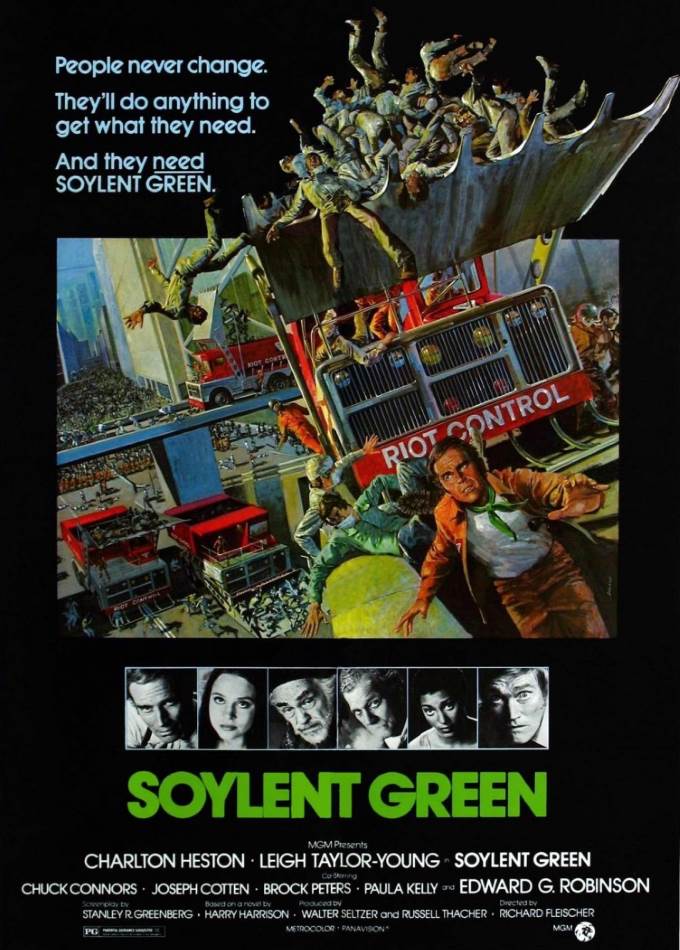 Cineclube Badesc exibe "No Mundo de 2020" (Soylent Green, 1973) de Richard Fleischer