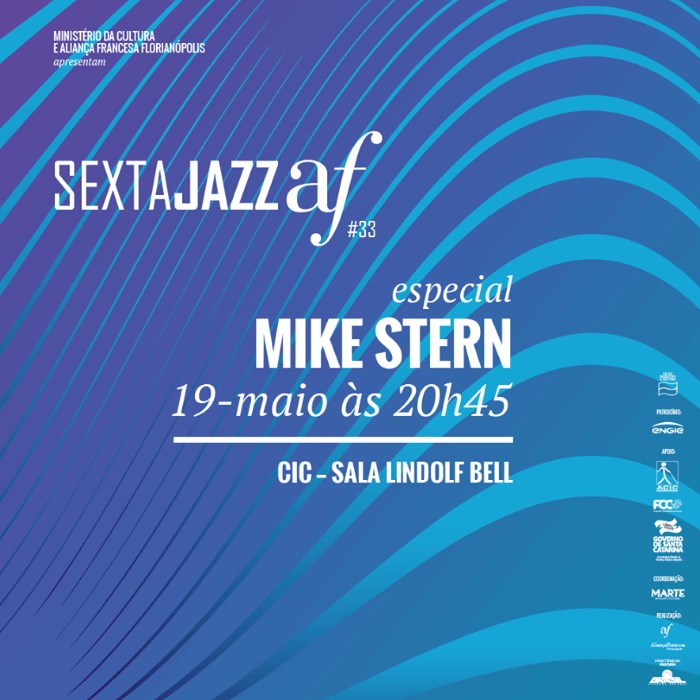 Sexta Jazz AF homenageia o guitarrista norte-americano Mike Stern