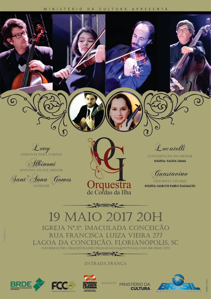 Orquestra de Cordas da Ilha apresenta concerto gratuito de música latino-americana e do barroco italiano