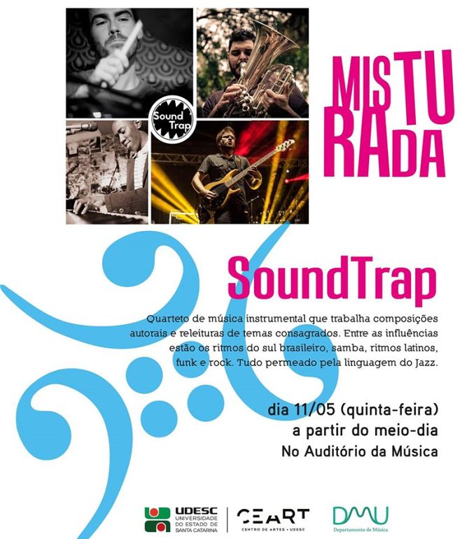 SoundTrap faz show gratuito no Misturada Musical Udesc