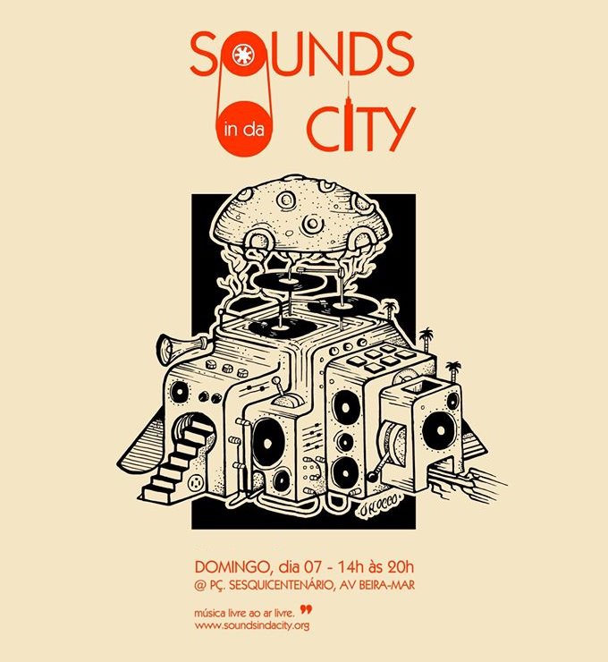 Sounds in da City gratuito ao ar livre na Praça Sesquicentenário