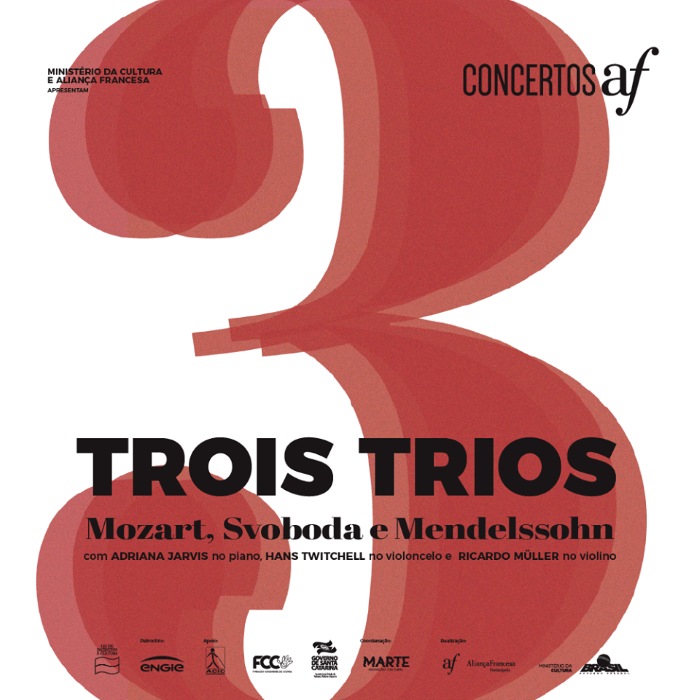 Concertos AF de música de câmara "Trois Trios" com obras de Mozart, Svoboda e Mendelssohn