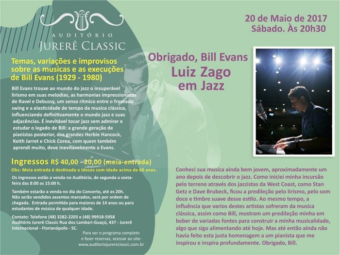 Noite de Jazz com Luiz Gustavo Zago