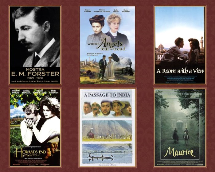 Mostra gratuita exibe 5 filmes baseados nos romances do escritor Edward Morgan Forster