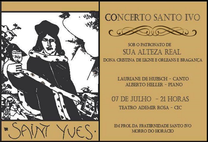 Concerto Beneficente de Santo Ivo com Lauriane de Hubsch e Alberto Heller