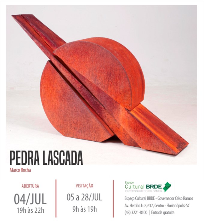 Exposição de esculturas "Pedra Lascada" de Marco Rocha
