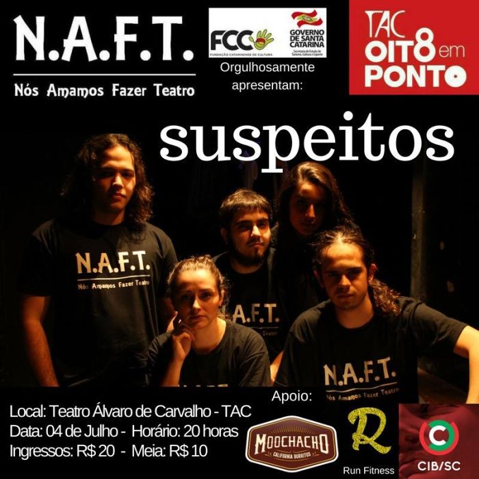 Espetáculo "Suspeitos" do grupo N.A.F.T. no TAC 8 em Ponto