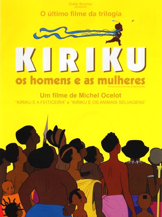 Cineclube Infantil exibe grátis animação francesa "Kiriku, os homens e as mulheres"