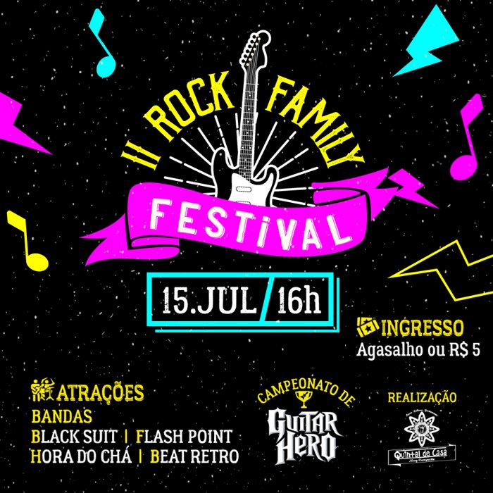 II Rock Family Festival - Festival de Rock solidário