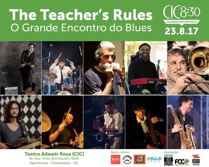Grande Encontro de Blues lança álbum "The Teacher's Rules" no CIC 8:30