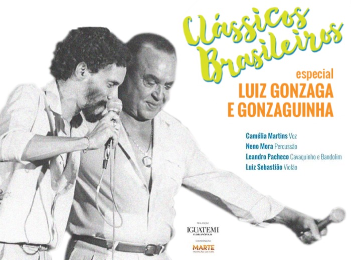 Especial Luiz Gonzaga e Gonzaguinha no circuito musical gratuito Clássicos Brasileiros Iguatemi