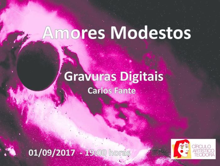Exposição de Gravuras Digitais “Amores Modestos” de Carlos Fante