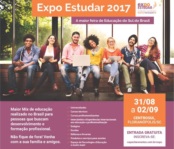 2ª edição da Expo Estudar - Maior feira de educação do Sul do Brasil e 12º Congressso Educasul