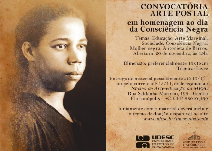 Museu da Udesc recebe inscrições de obras de arte postal para mostra sobre consciência negra