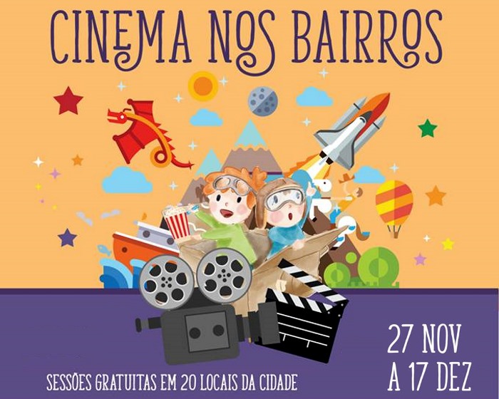 Projeto Cinema nos Bairros terá sessões gratuitas em 20 comunidades da cidade