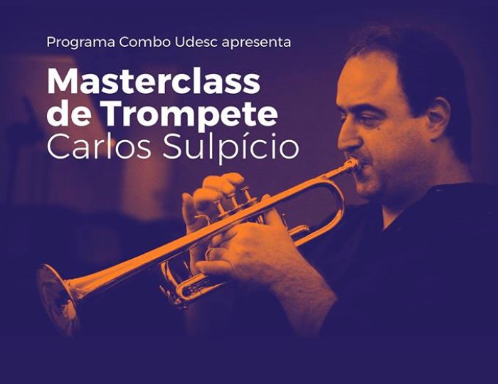 Carlos Sulpício realiza masterclass gratuita de trompete na Udesc
