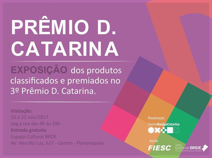Exposição dos finalistas e premiados do Prêmio D. Catarina