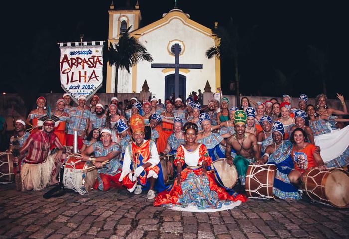 Ensaios abertos pre Carnaval 2018 do maracatu Arrasta Ilha