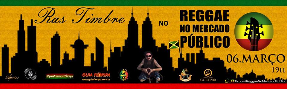 Reggae No Mercado Público com Ras Timbre!