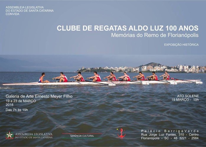 Exposição histórica Clube de Regatas Aldo Luz 100 anos - Memórias do Remo de Florianópolis