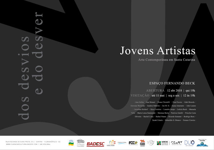 Exposição coletiva Jovens Artistas: Arte Contemporânea em Santa Catarina