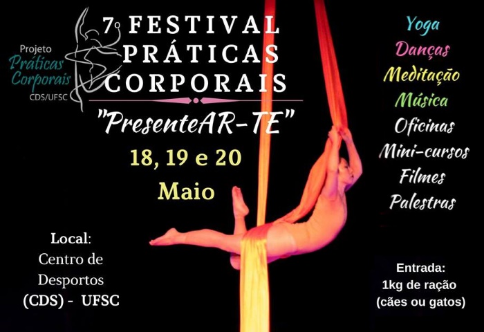 7° Festival de Práticas Corporais com atividades gratuitas de yoga, danças, meditação, música, oficinas e filmes