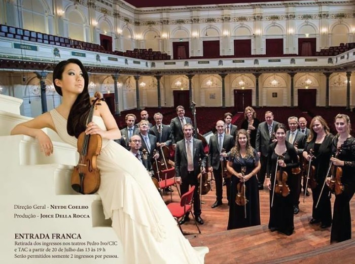 Concerto gratuito de Concertgebouw Chamber Orchestra e Sarah Chang