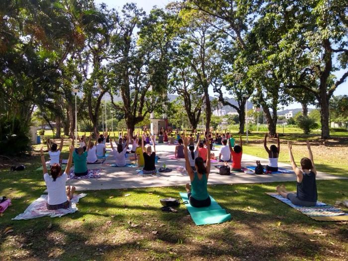 Celebração do Dia Internacional do Yoga com atividades gratuitas no Jardim Botânico