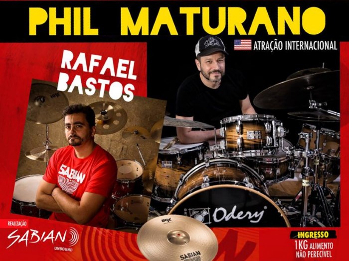 Sabian Day com Phil Maturano e Rafael Bastos
