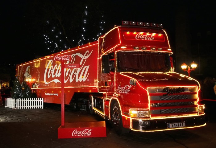 Caravana Iluminada de Natal da Coca-Cola 2018