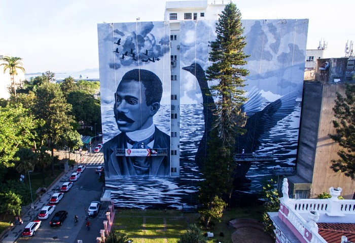 Lançamento do Mural Cisne Negro em homenagem ao poeta Cruz e Sousa