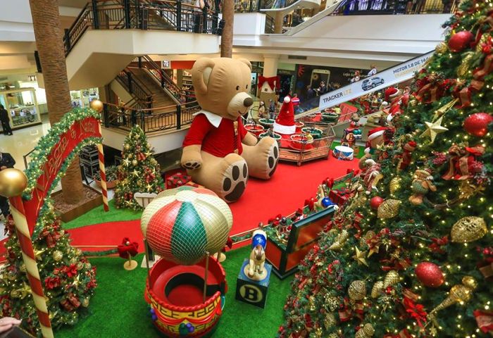 Iguatemi tem programação de Natal com Papai Noel, música, sorteio de carros e decoração temática