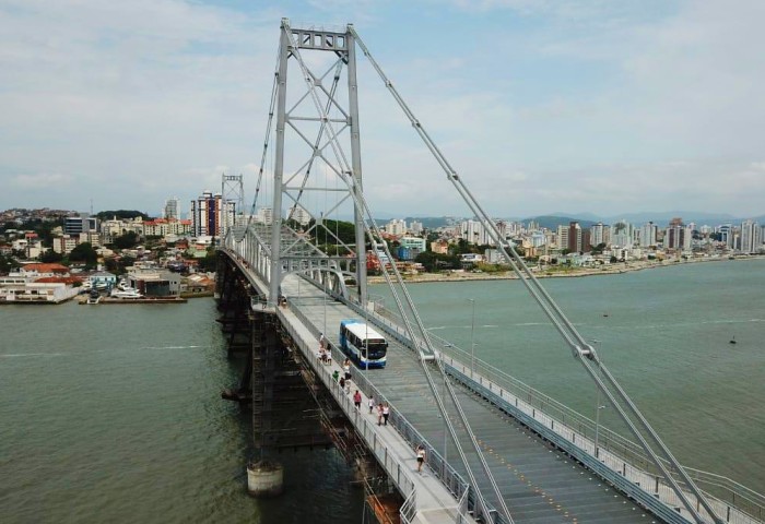 Estado divulga normas de uso da Ponte Hercílio Luz