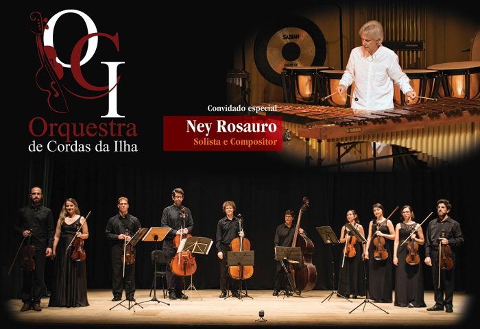 Concerto gratuito "Bella Música dos Séculos" da Orquestra de Cordas da Ilha e Ney Rosauro - ADIADO