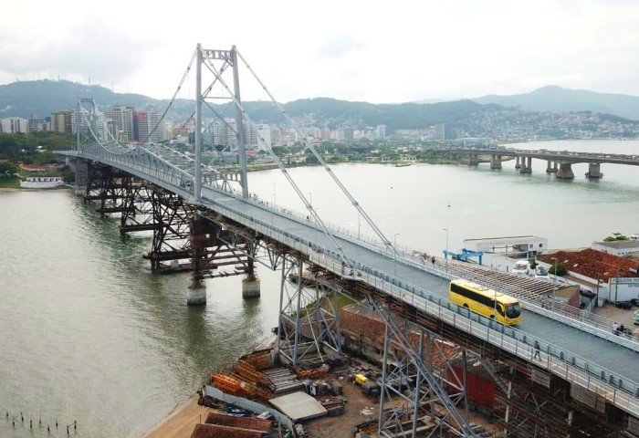 Transporte coletivo e utilização da Ponte Hercílio Luz no Carnaval de Florianópolis 2020