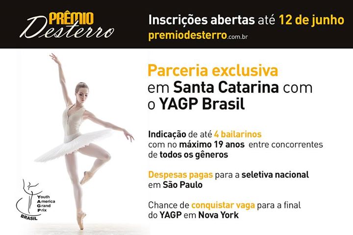 Prêmio Desterro 2014 selecionará bailarinos para o YAGP Brasil