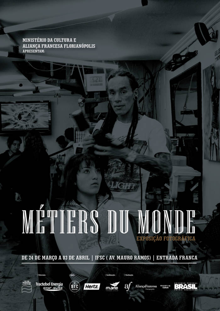 Reedição da exposição “Métiers du Monde” no IFSC