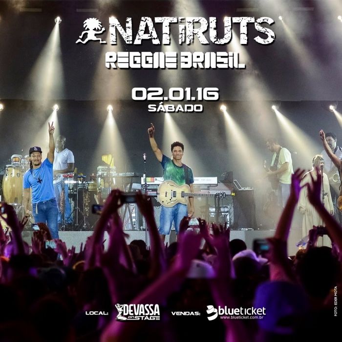 Natiruts faz show de lançamento do DVD Natiruts Reggae Brasil