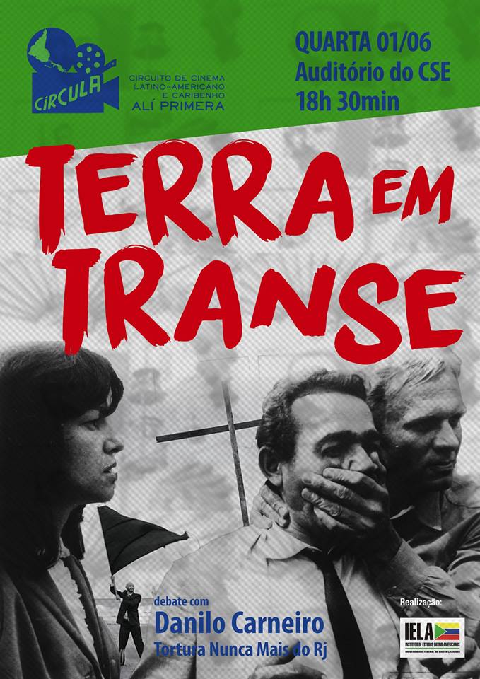Circula exibe filme brasileiro "Terra em Transe"